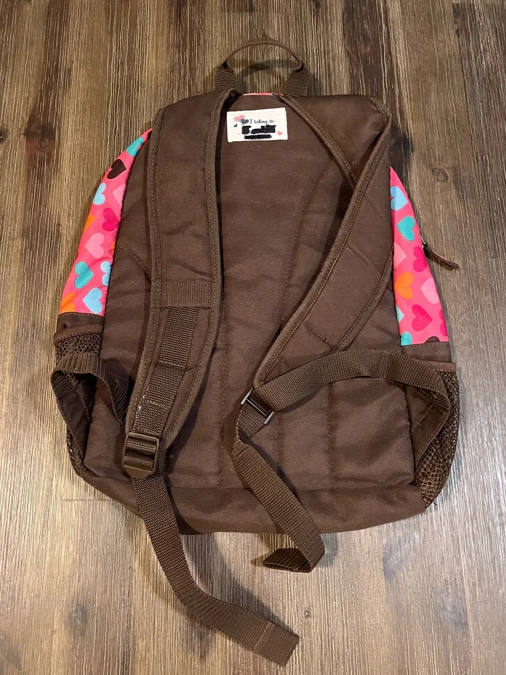Pink heart bag